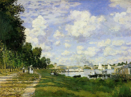 A Bacia de Argenteuil (Claude Monet) - Reprodução com Qualidade Museu