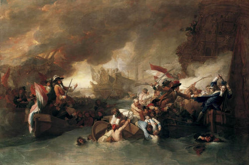 A Batalha de La Hogue, Destruição da Frota Francesa - Replicarte
