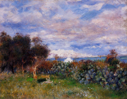 A baía de Argel (Pierre-Auguste Renoir) - Reprodução com Qualidade Museu