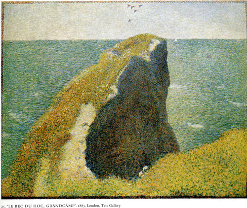 O Bec Du Hoc, Grandcamp (Georges Seurat) - Reprodução com Qualidade Museu