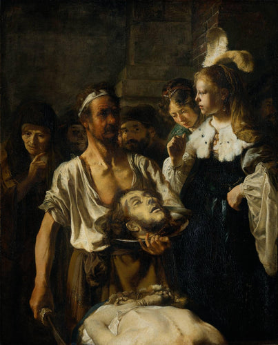 A decapitação de João Batista (Rembrandt) - Reprodução com Qualidade Museu