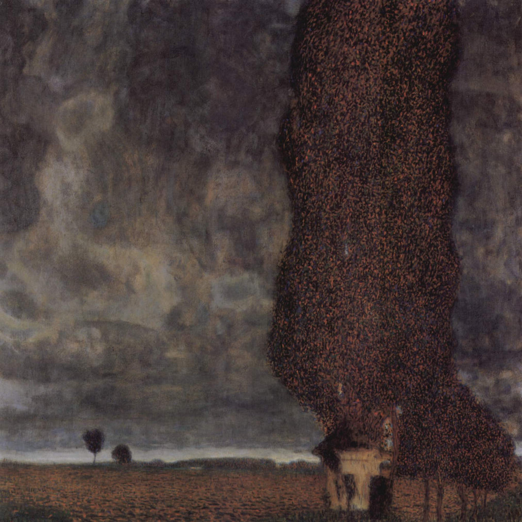 The Big Poplar II (Gustav Klimt) - Reprodução com Qualidade Museu