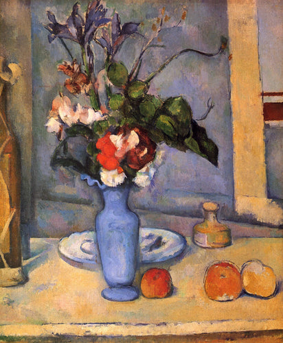 The Blue Vase (Paul Cézanne) - Reprodução com Qualidade Museu