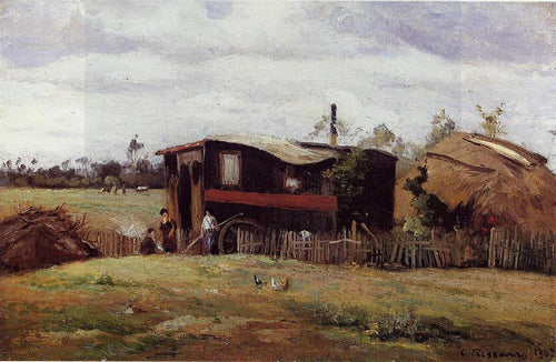 The Bohemians Wagon (Camille Pissarro) - Reprodução com Qualidade Museu