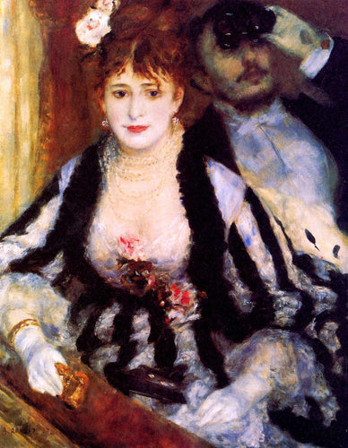 The Theater Box (Pierre-Auguste Renoir) - Reprodução com Qualidade Museu