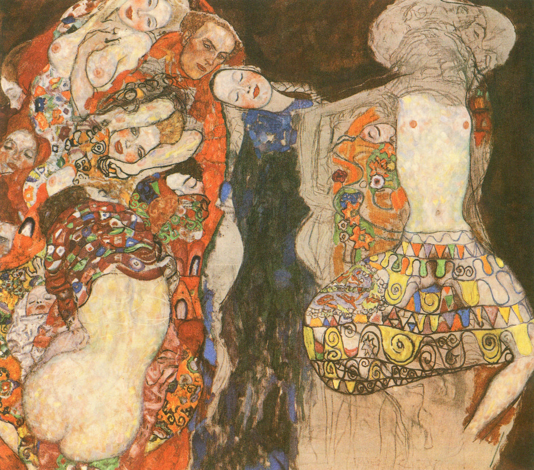 A Noiva, Inacabada (Gustav Klimt) - Reprodução com Qualidade Museu