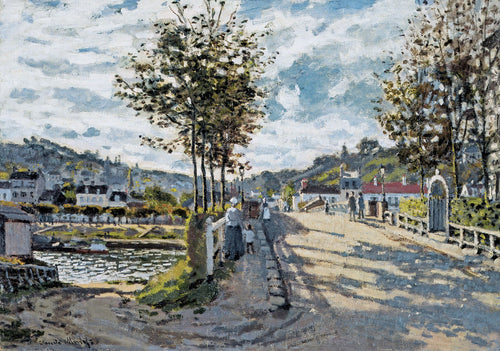 A ponte em Bougival (Claude Monet) - Reprodução com Qualidade Museu