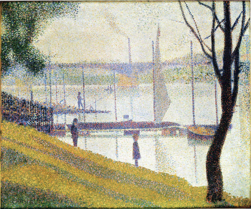 Ponte em Courbevoie (Georges Seurat) - Reprodução com Qualidade Museu