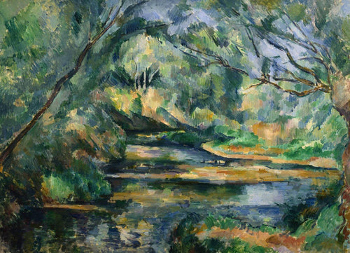 O riacho (Paul Cézanne) - Reprodução com Qualidade Museu