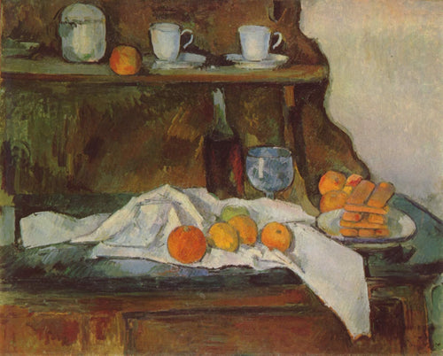 O Buffet (Paul Cézanne) - Reprodução com Qualidade Museu