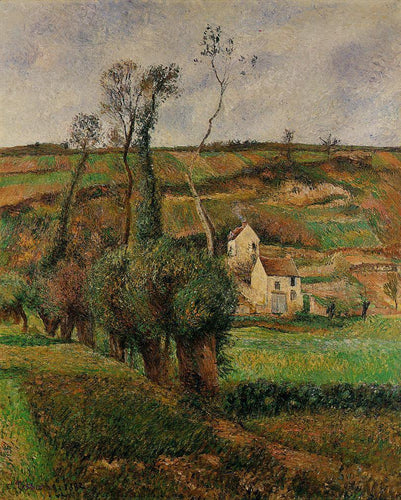 The Cabage Place em Pontoise (Camille Pissarro) - Reprodução com Qualidade Museu