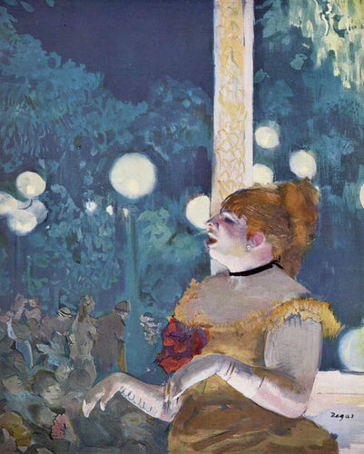 The Cafe Concert - The Song Of The Dog (Edgar Degas) - Reprodução com Qualidade Museu