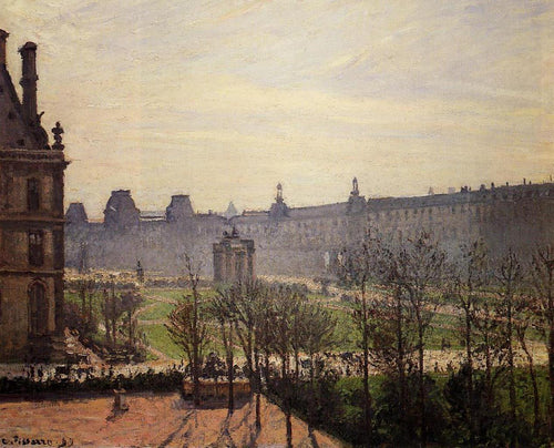 O Carrossel, Outono, Manhã (Camille Pissarro) - Reprodução com Qualidade Museu