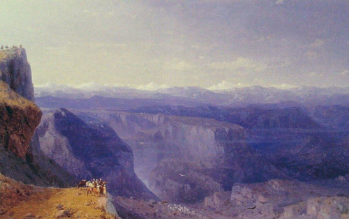 O cáucaso (Ivan Aivazovsky) - Reprodução com Qualidade Museu