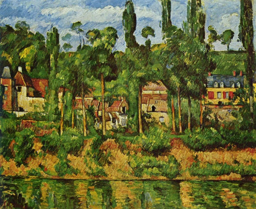 O Chateau De Medan (Paul Cézanne) - Reprodução com Qualidade Museu
