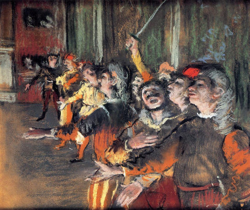 O refrão (Edgar Degas) - Reprodução com Qualidade Museu