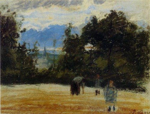 A clareira (Camille Pissarro) - Reprodução com Qualidade Museu