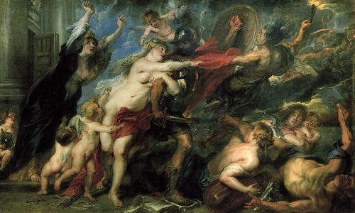 As conseqüências da guerra (Peter Paul Rubens) - Reprodução com Qualidade Museu