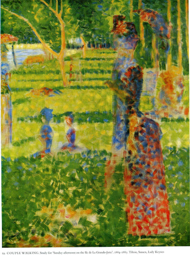 O casal (Georges Seurat) - Reprodução com Qualidade Museu