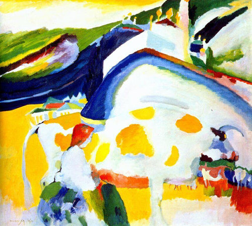 A vaca (Wassily Kandinsky) - Reprodução com Qualidade Museu