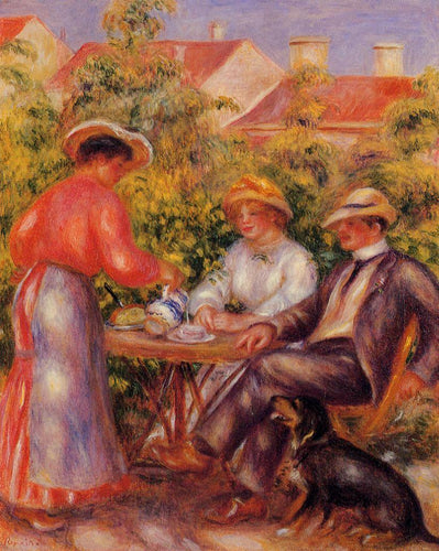 A xícara de chá (Pierre-Auguste Renoir) - Reprodução com Qualidade Museu