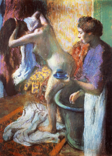The Cup Of Tea - Café da Manhã Após o Banho (Edgar Degas) - Reprodução com Qualidade Museu