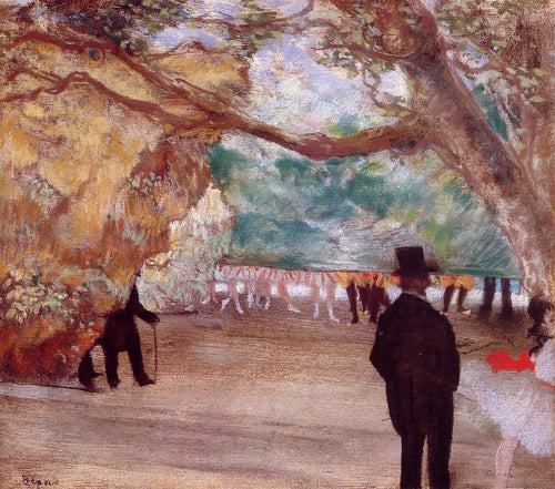 A cortina (Edgar Degas) - Reprodução com Qualidade Museu