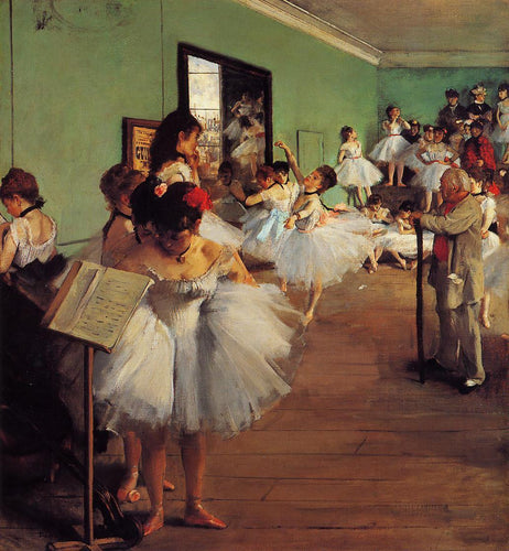 A aula de dança (Edgar Degas) - Reprodução com Qualidade Museu