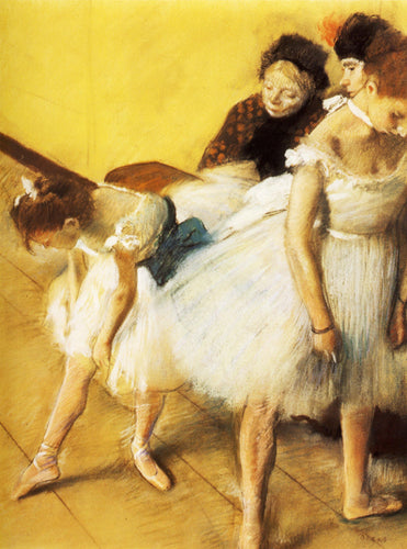 O exame de dança (Edgar Degas) - Reprodução com Qualidade Museu