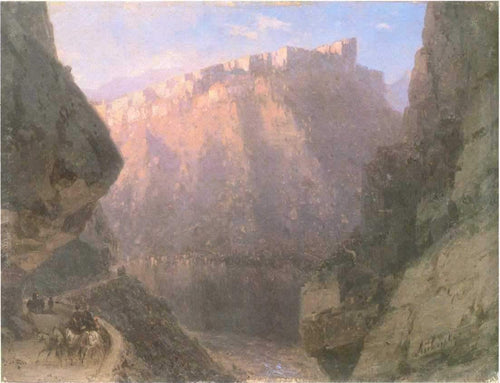 Canyon Daryal (Ivan Aivazovsky) - Reprodução com Qualidade Museu