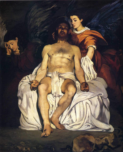 O Cristo Morto com Anjos (Edouard Manet) - Reprodução com Qualidade Museu