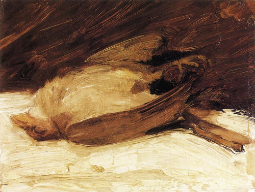 O pardal morto (Franz Marc) - Reprodução com Qualidade Museu