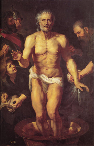 The Death Of Seneca (Peter Paul Rubens) - Reprodução com Qualidade Museu
