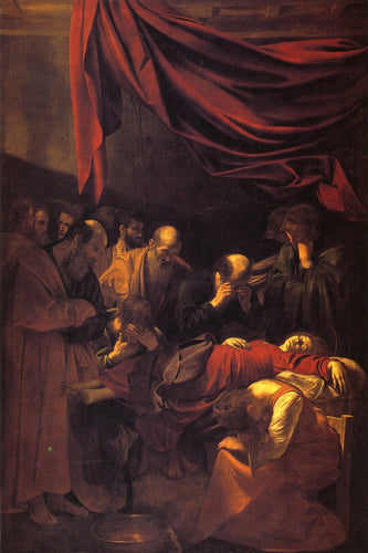 A morte da virgem (Caravaggio) - Reprodução com Qualidade Museu
