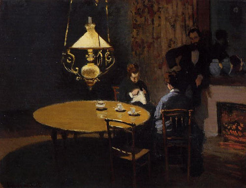 O jantar (Claude Monet) - Reprodução com Qualidade Museu