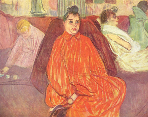 O divã (Henri de Toulouse-Lautrec) - Reprodução com Qualidade Museu