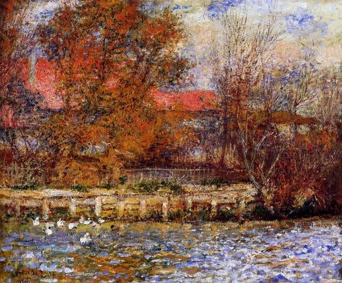 The Duck Pond (Pierre-Auguste Renoir) - Reprodução com Qualidade Museu