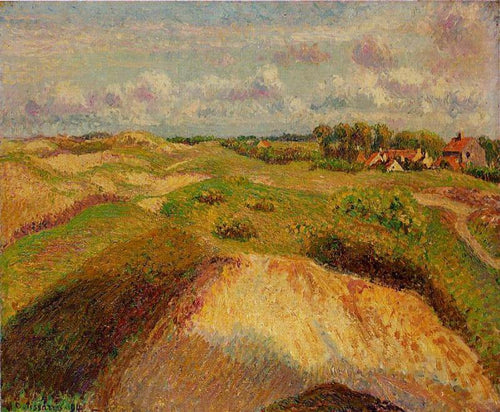As Dunas de Knocke, Bélgica (Camille Pissarro) - Reprodução com Qualidade Museu