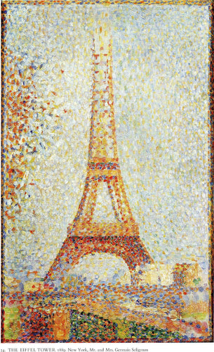 A torre Eiffel (Georges Seurat) - Reprodução com Qualidade Museu