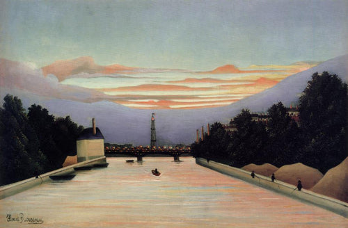 A torre Eiffel (Henri Rousseau) - Reprodução com Qualidade Museu