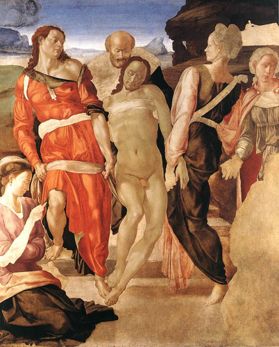 O Entombment (Michelangelo) - Reprodução com Qualidade Museu