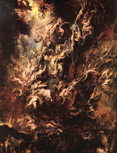 A queda dos condenados (Peter Paul Rubens) - Reprodução com Qualidade Museu