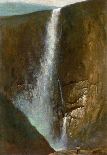 As cachoeiras (Albert Bierstadt) - Reprodução com Qualidade Museu