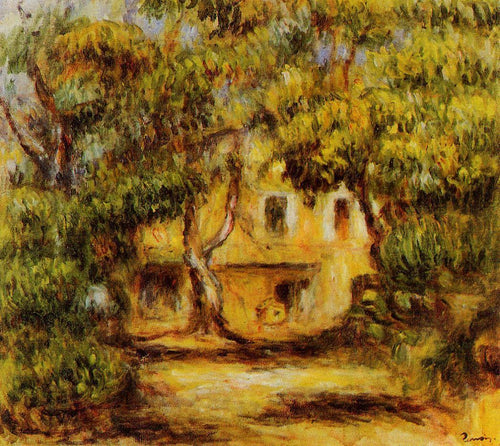 The Farm At Collettes (Pierre-Auguste Renoir) - Reprodução com Qualidade Museu