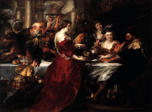 A festa de herodes (Peter Paul Rubens) - Reprodução com Qualidade Museu