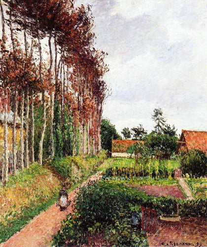 The Field By The Ango Inn, Varengeville (Camille Pissarro) - Reprodução com Qualidade Museu