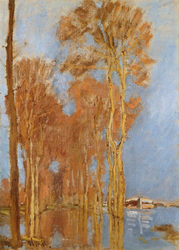A inundação (Claude Monet) - Reprodução com Qualidade Museu