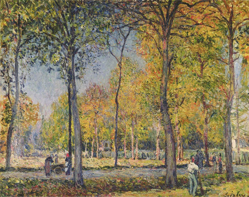 A floresta em Boulogne (Alfred Sisley) - Reprodução com Qualidade Museu