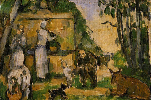A fonte (Paul Cézanne) - Reprodução com Qualidade Museu