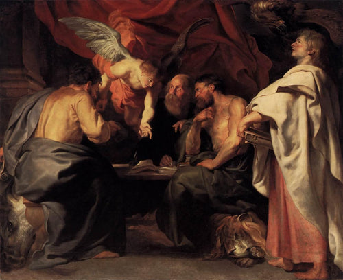 Os Quatro Evangelistas (Peter Paul Rubens) - Reprodução com Qualidade Museu